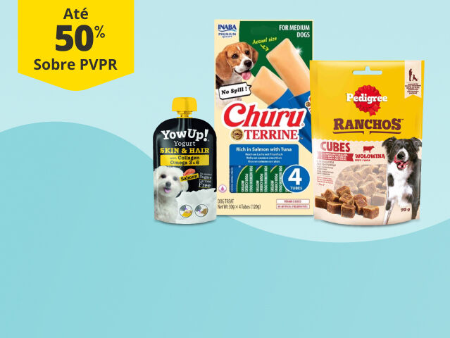 At&eacute; 50% PVPR em snacks 